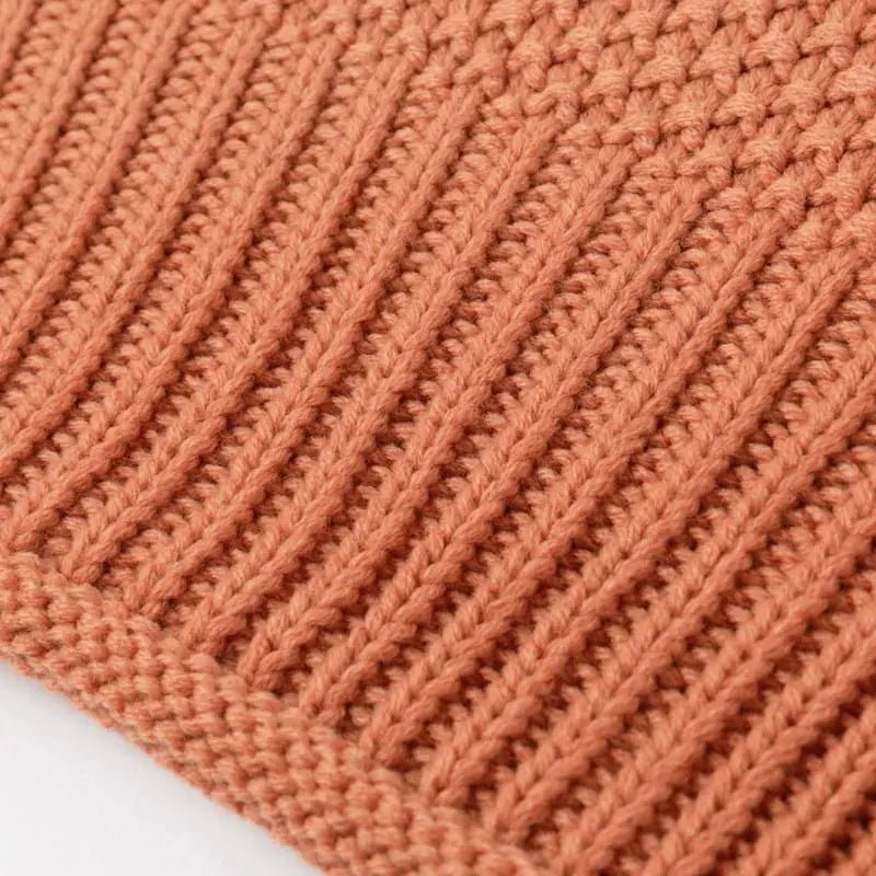 Women's Orange Turtle Neck Sweater - Wow Store - Wow Store