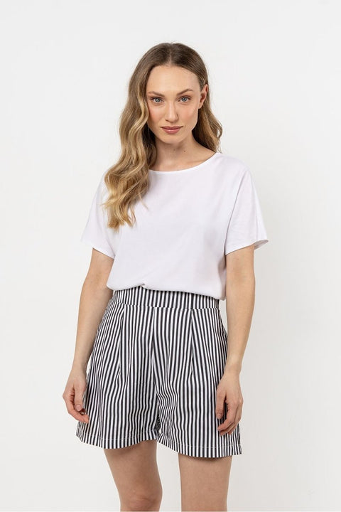 Women's Tailored High - Waist Shorts Model 212202 - Awama | wowstore.live - Wow Store