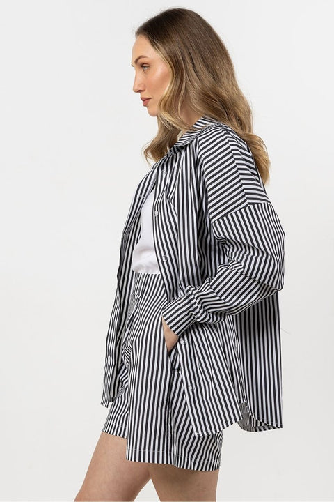 Women's Tailored High - Waist Shorts Model 212202 - Awama | wowstore.live - Wow Store