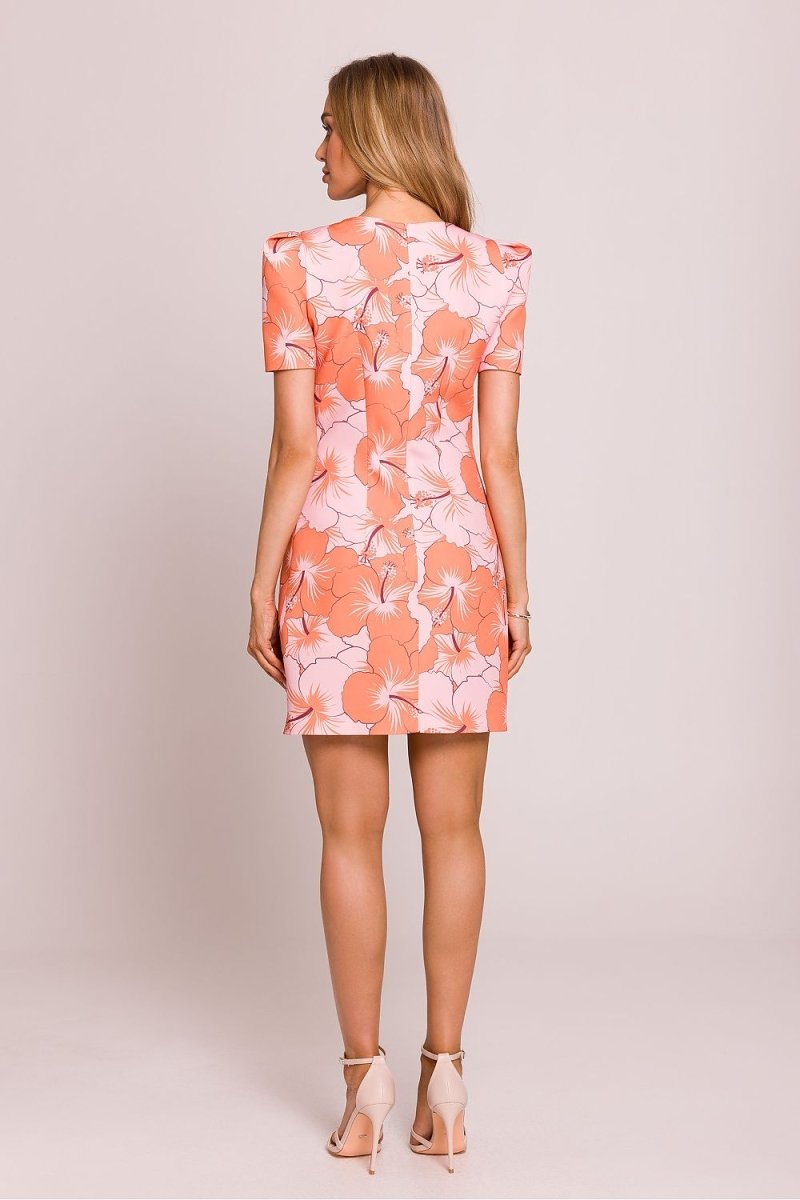 Women's V - Neck Day Dress - A - Line Midi, Soft Knit Fabric | WOW Store - Wow Store