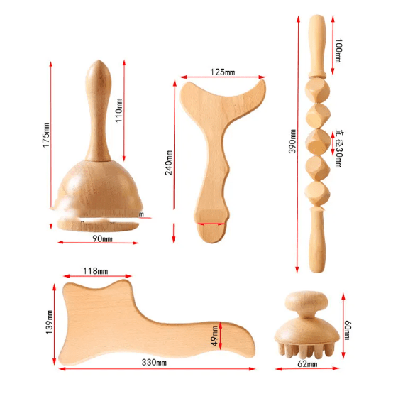 Wood Zen Meridian Massage Roller - WowStore.live