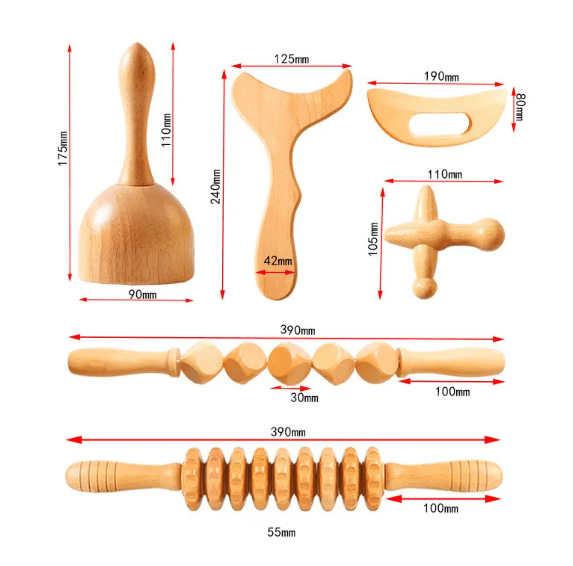Wood Zen Meridian Massage Roller - WowStore.live