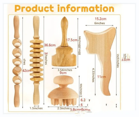 Wood Zen Meridian Massage Roller - WowStore.live