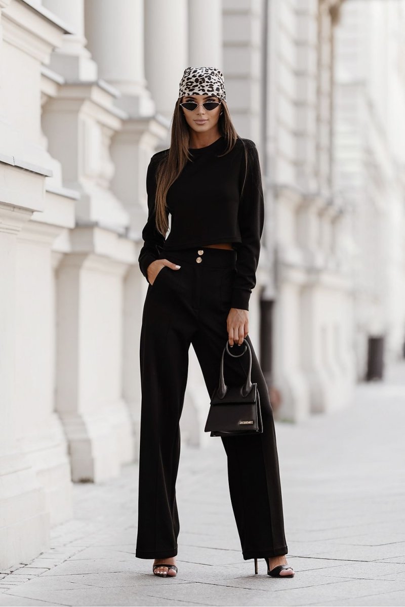 WOW FASHION | CARMEN Karmel Set - Elegant 2 - Piece Blouse & Pants Outfit for Women - Wow Store