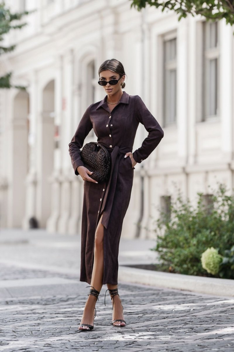 WOW FASHION | ILYA Elegant Day Dress - Versatile Viscose Dress for Women - Wow Store