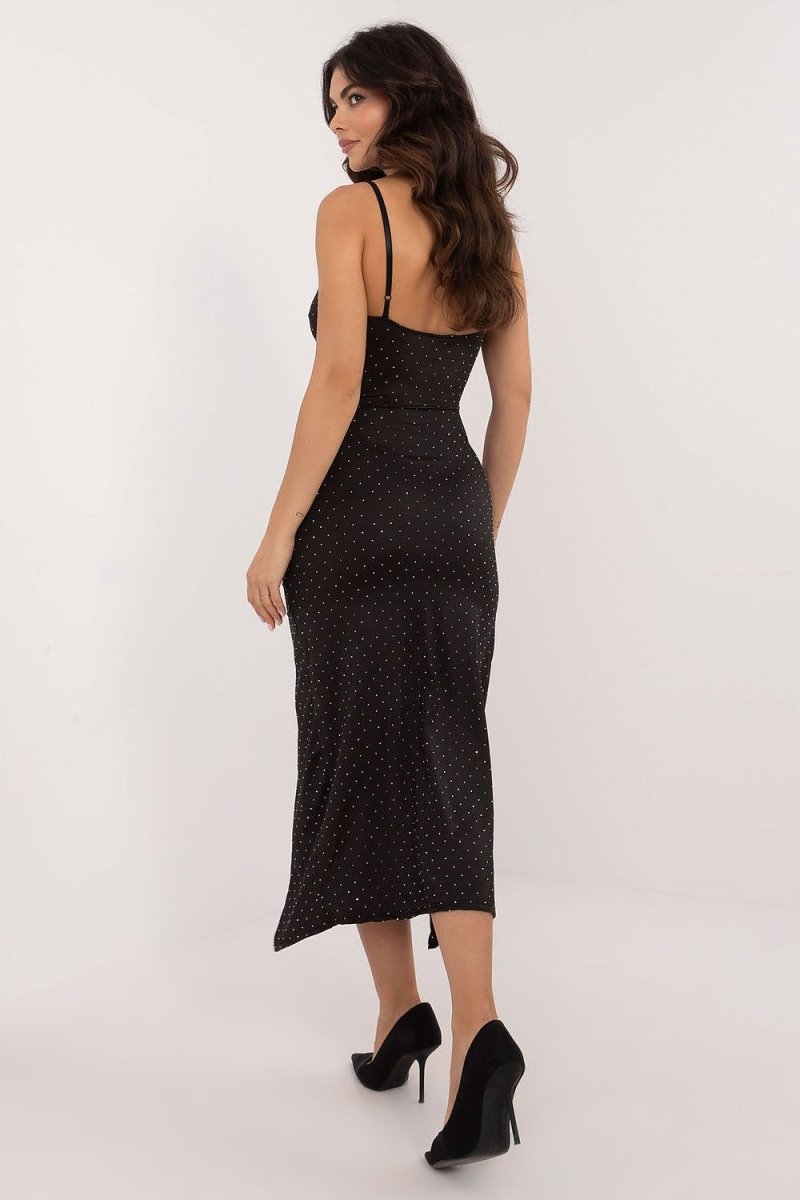 WOW FASHION | Rhinestone Envelope Dress - Shimmering Evening Dress for Women - Wow Store