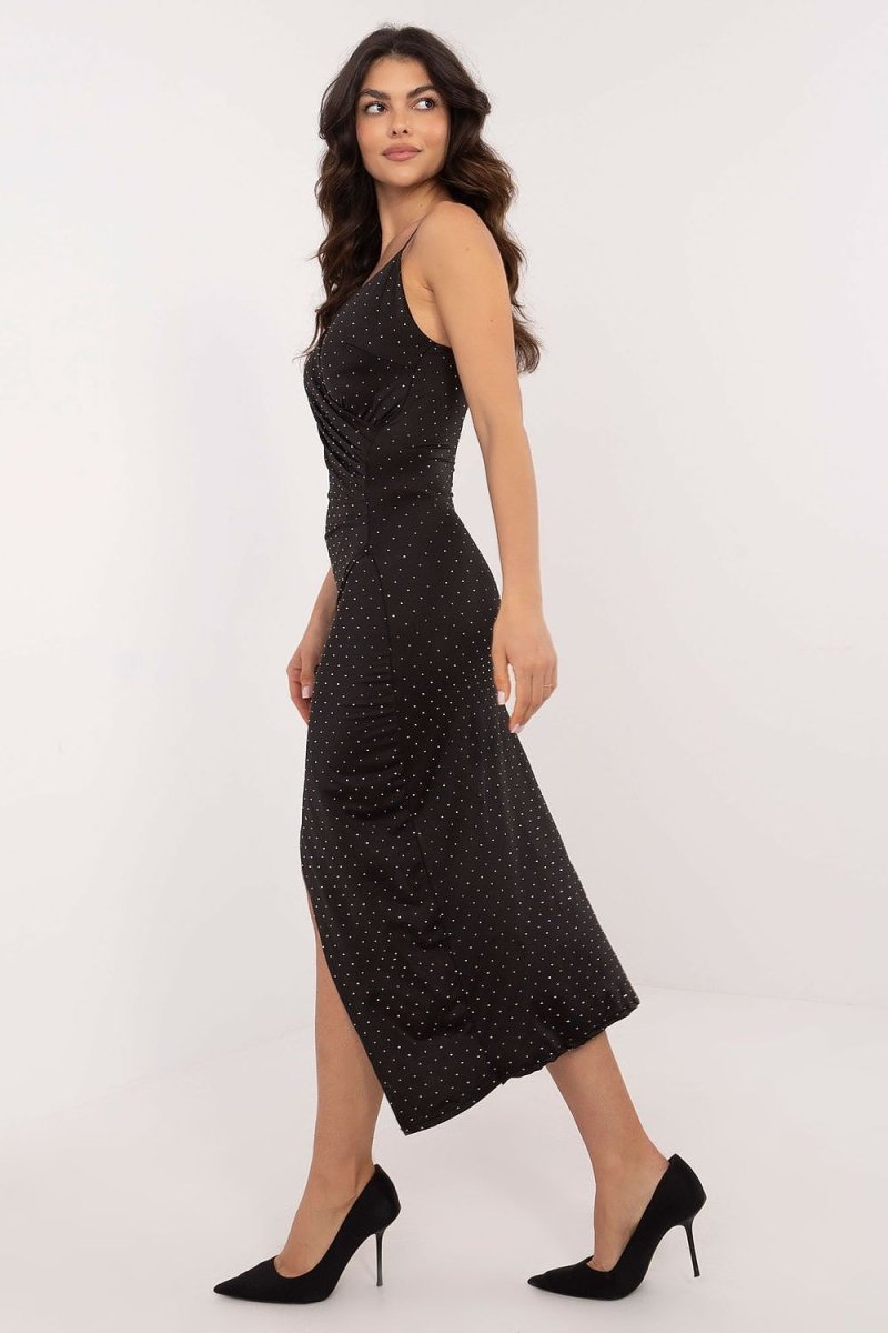 WOW FASHION | Rhinestone Envelope Dress - Shimmering Evening Dress for Women - Wow Store