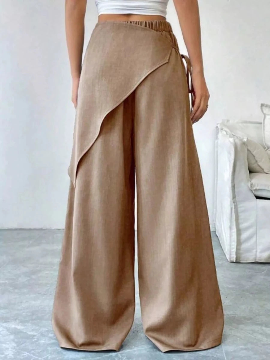 Wrap - Front Wide - Leg Pants - Wow Store