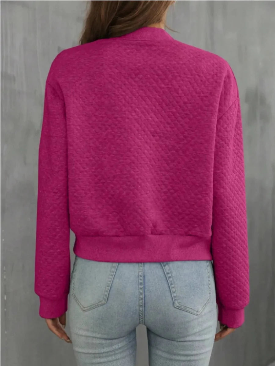 Zip Up Long Sleeve Jacket - Wow Store