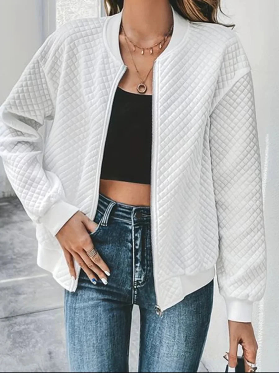 Zip Up Long Sleeve Jacket - Wow Store