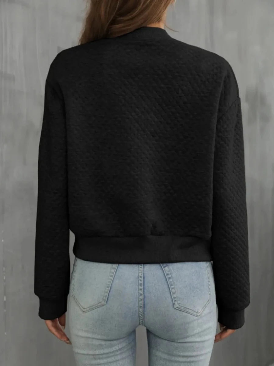 Zip Up Long Sleeve Jacket - Wow Store