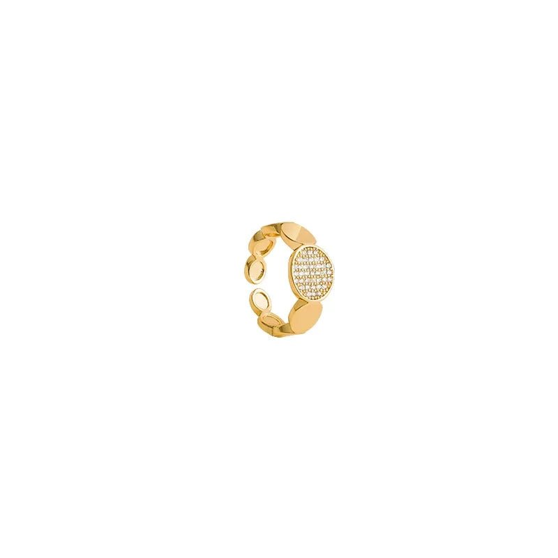 Zircon Circle Open Ring For Woman - Wow Store